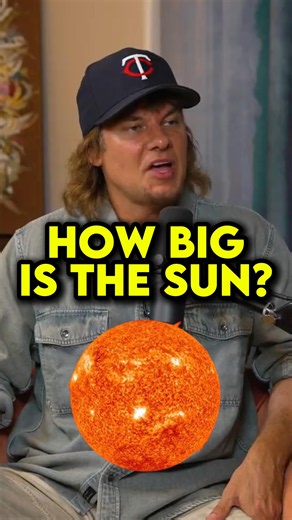 How Big Is the Sun? Neil deGrasse Tyson Explains To Theo Von #space #sun