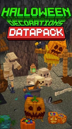 Minecraft 1.21.10: Halloween Decorations for Minecraft!!! - Halloween Decorations [JAVA]