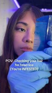 POV: checking your hair for head lice (you’re infested) #lofiasmr #tingles #relax #asmrroleplay