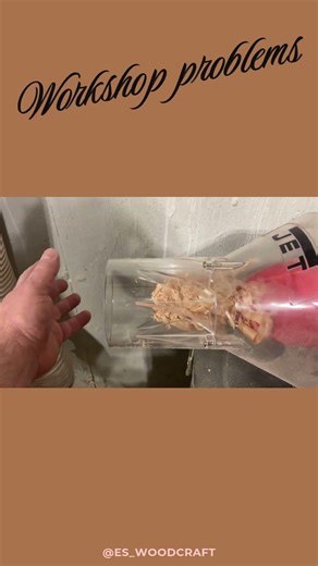 Workshop Problems 😤 Dust Collection Nightmare #Shorts