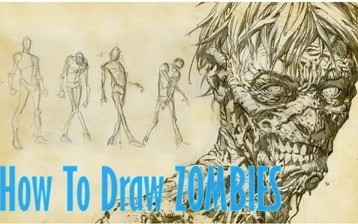 【漫画大神教你画】慢工出细活，How To Draw Zombies