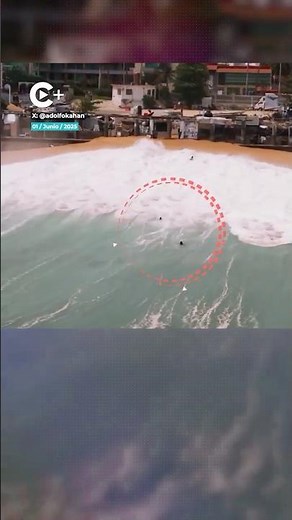 ¡Mar de Fondo en Acapulco sorprende a todos! | NO es IA