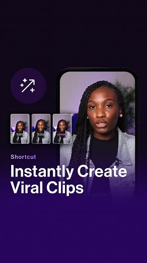 Captions, by Mirage on Instagram: "Use AI to easily repurpose your long-form content. Here’s how: 1. Open the Captions app and tap on AI Shorts 2. Upload your video or paste the YouTube URL 3. Wait for your highlight clips to be generated 4. You now have short clips you can share to TikTok, Reels, YouTube Shorts, and more"