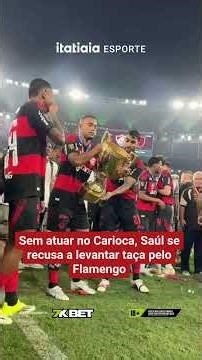 SEM ATUAR NO CARIOCA, SAÚL SE RECUSA A LEVANTAR TAÇA PELO FLAMENGO