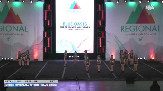 Cheer Haven All-Stars - Blue Oasis [2026 L1.1 Mini - PREP - D2 DAY 1] 2026 The Midwest Regional Summit
