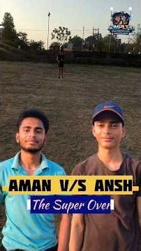 Sirf 2 Balls mein Match Khatam! 😱 Ansh vs Aman Super Over Thriller 🏏 #CNPL