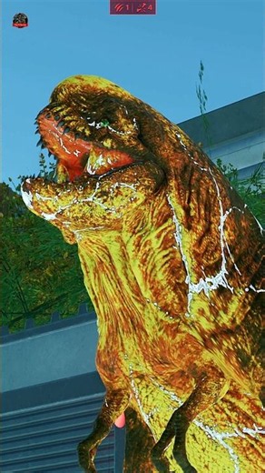 Win But 🔥 : Distortus Rex vs Deinosuchus - Jurassic World Evolution 3