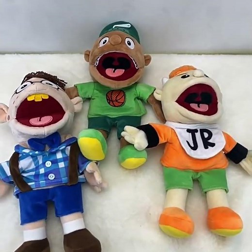 Game Jeffy Hand Puppet Doll Toy Talk Show Roleplay Movable Mouth