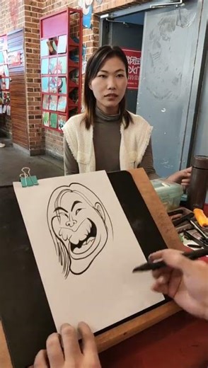 Funny Drawing Surprise 😁 #drawingfunny #art