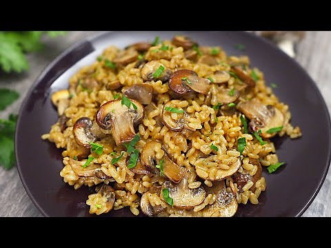 Two of the best and easiest rice dishes with vegetables and mushrooms. Delicious dinner!