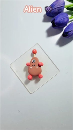 Cute Alien Monster Clay Tutorial for Kids 👽 | Easy DIY Craft |#shorts #ytshorts #craft #diy
