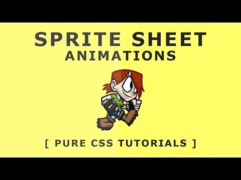 CSS Sprite Sheet Animation - CSS Image Sprite Animations With steps Function - CSS Animation Effects