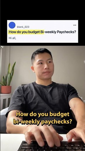 Bi-weekly budgeting in a spreadsheet