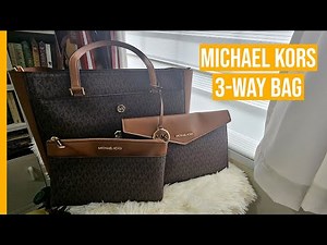 Michael Kors 3-Way Signature Tote Bag Review: Ultimate bag Versatile Style & Functionality!