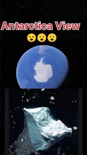 Antarctica Island View on Google Earth #shorts #googleearth #mapmystery #hidden