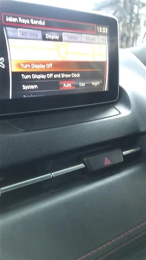 This is how to turn off the display Mazda Demio 2015 #mazdademio