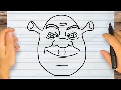 How to Draw Shrek| Step by Step Simple and Easy