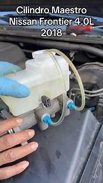 HOW TO CHANGE AND BLEED THE MASTER CYLINDER ON A 2018 NISSAN FRONTIER 4.0L #automobile #tutorial ...