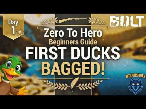 Starting With Nothing: First Duck Harvest | BULT Zero to Hero Day 1