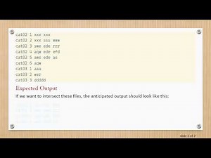 Mastering Text File Intersections in Unix with awk