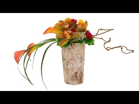 Horizontal Linear Floral Design