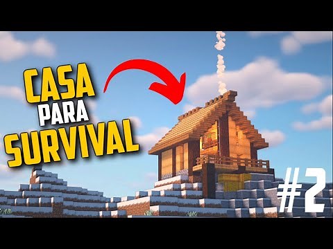 🏠Como Hacer una CABAÑA en MINECRAFT FÁCIL!!! [TUTORIAL] (#2)