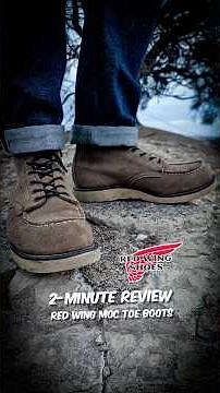 Red Wing Moc Toe - 2 minute boot review
