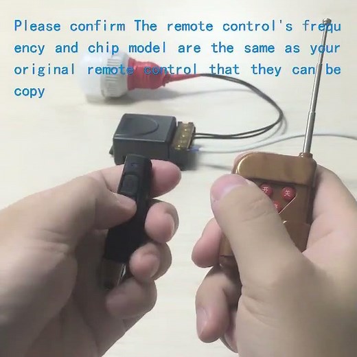 kebidu 433MHZ Remote Control 4 Channe Garage Gate Door Opener Remote Control Duplicator Clone Clonin