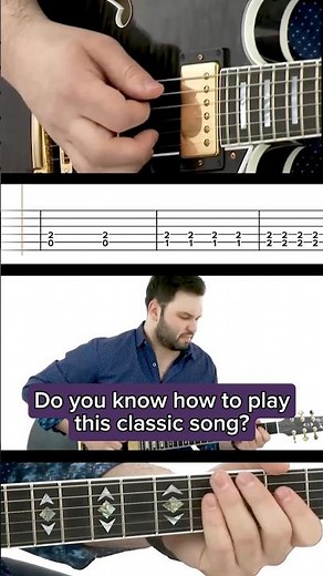 Now this is a classic you have to learn on guitar! #guitar #guitarlessons