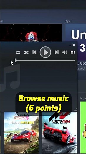 Steam Hidden Features - Steam Music Player