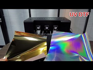 Golden film, laser film, ordinary film. UV AB DTF film.