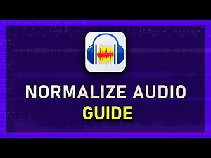 Audacity - How to Normalize Audio