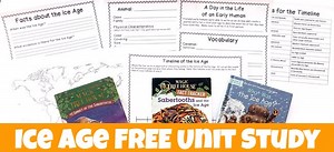 Ice Age FREE Unit Study - peanut butter fish lessons