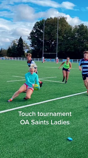 Exciting Rugby Run It Straight Challenge with OA Saints Ladies