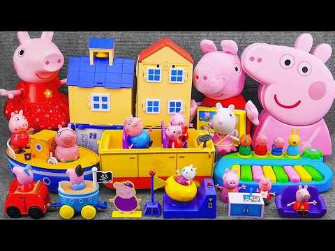 96 Minutes of Satisfying ASMR Unboxing 🌟 Adorable Peppa Pig Muddy Puddles Party Playset