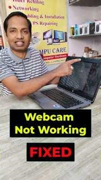 Laptop Webcam Not Working? Fix in 10 Seconds! | IT GURUJI #laptop #webcam #shorts #tech