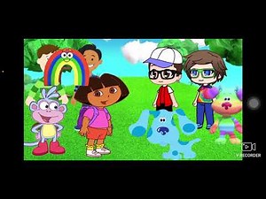 Blue’s clues with Dora the shy rainbow