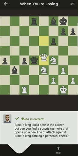 When You're Losing - Choosing The Best Move - Chess Challenges 14-6 - USE PAUSE BUTTON