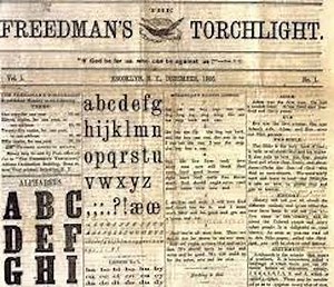 The 'Freedmen's Torchlight' Newspaper is Published