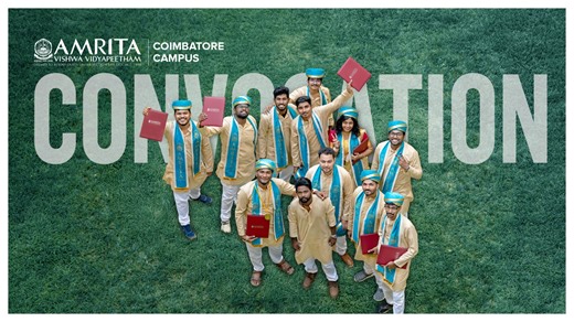 Our Coimbatore campus hosted the 28th Convocation Ceremony, marking a milestone in the academic journeys of its graduating students. The event began with a traditional academic procession, lighting of the lamp, and a video message from our Chancellor Sri Mata Amritanandamayi Devi (Amma ), inspiring the students to embrace a life of compassion and service. Shri Arjun Ram Meghwal, Hon’ble Minister of State Ministry of Law and Justice (Independent Charge) and Ministry of Parliamentary Affairs, Gove