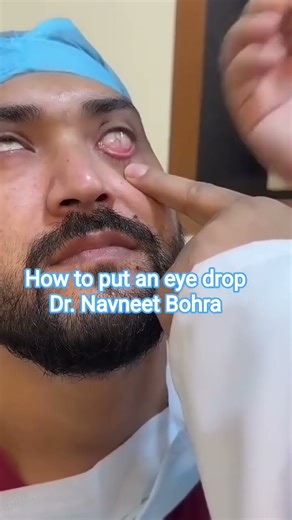 How to put an eye💧#drop #eyes #care #medicine #cataract #surgery #post #operation #viral #reels#see
