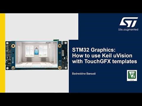 STM32 Graphics: How to use Keil uVision with TouchGFX templates