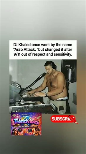 🎤 DJ Khaled once went by the name "Arab Attack" — but changed it after 9/11. #Shorts"