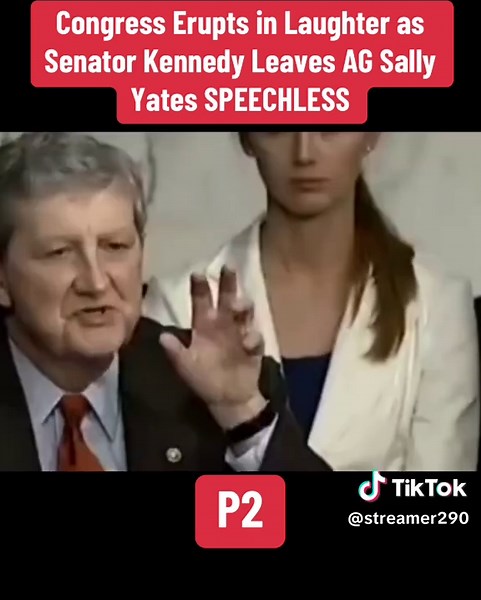 Congress Erupts in Laughter as Senator Kennedy Leaves AG Sally Yates SPEECHLESS #trump #politicstiktok #politicalnews #news #usa