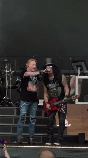 Missing the crazy on-stage moves of Axl Rose!