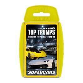 Top Trumps Supercars Card Game