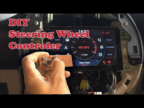 DIY car steering wheel controller switch with volume up/Down control