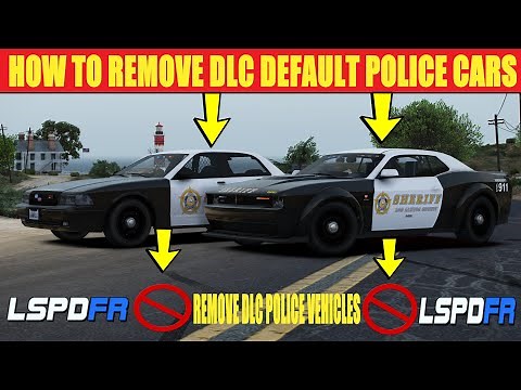 How To Remove New DLC Default Police Cars | GTA 5 | #lspdfr