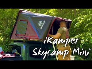 iKamper Skycamp Mini Rooftop Tent setup takedown and review