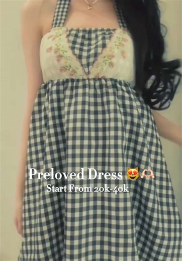 Cute Preloved Dress 🦩💘 Start From 20k-40k #sawako #cutedress #preloved #prelovedbaju #prelovedmurah #fyppppppppppppppppppppppp #outfit #dress #thrift #thriftoutfit #ootd #thriftshop #CapCut
